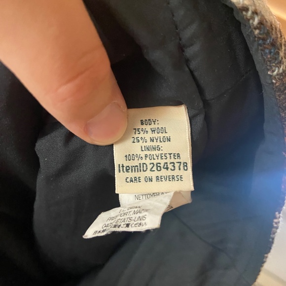 L.L. Bean Favorite Fit Plaid Wool Skirt - Picture 3 of 4